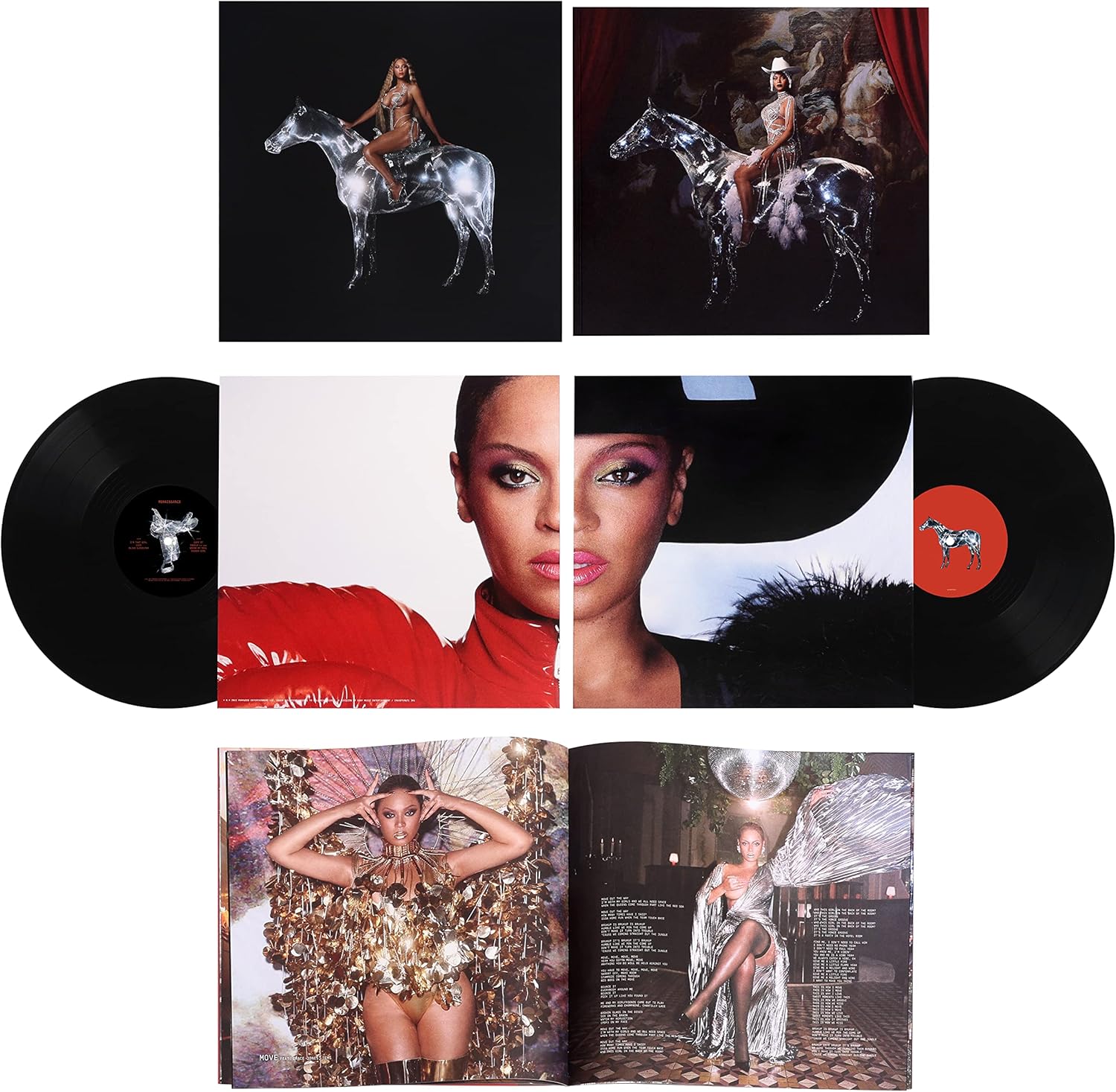 Beyoncé Renaissance Deluxe 2LP Vinyl Box Set Packaging with Booklet and Poster_2