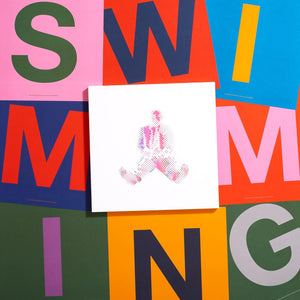 Mac Miller Swimming 5th Anniversary Milky Clear Vinyl Record LP Cover
