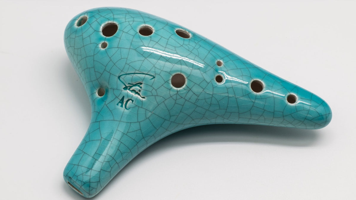 Ceramic ocarina on white background — cover for the Hero of Time Zelda 2xLP Anniversary Edition vinyl variants guide