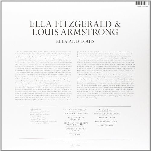 Ella Fitzgerald & Louis Armstrong - Ella and Louis [Vinyl LP] - Catalog To Music