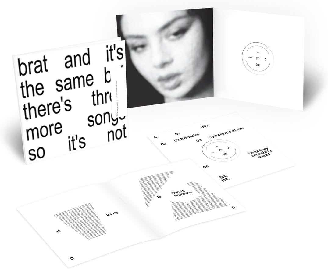 Charli XCX - brat and it's the same but there's three more songs so it's not (Deluxe) [White Vinyl 2LP] – product photo 2