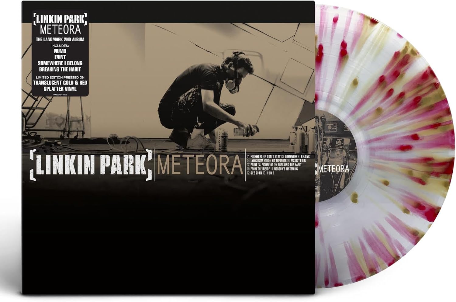 Linkin Park - Meteora [Translucent Gold & Red Splatter Vinyl LP]