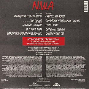 N.W.A - Straight Outta Compton [Vinyl LP] - Catalog To Music