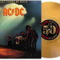 AC/DC - Let There Be Rock (50th Anniversary) [180g Gold Vinyl LP] – album cover