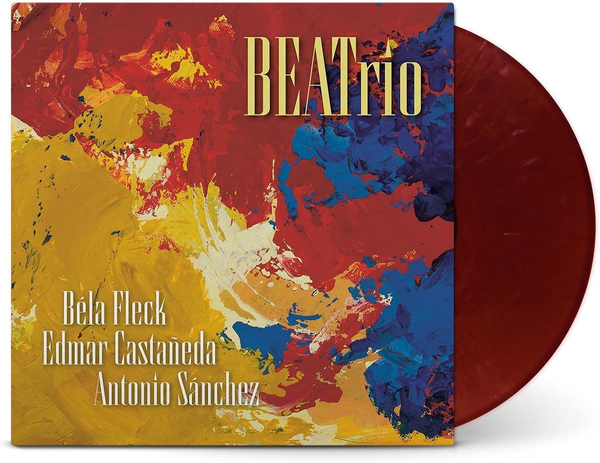 Béla Fleck, Edmar Castañeda & Antonio Sánchez - Beatrio [Red Eco-Mix Vinyl LP] – product photo 2