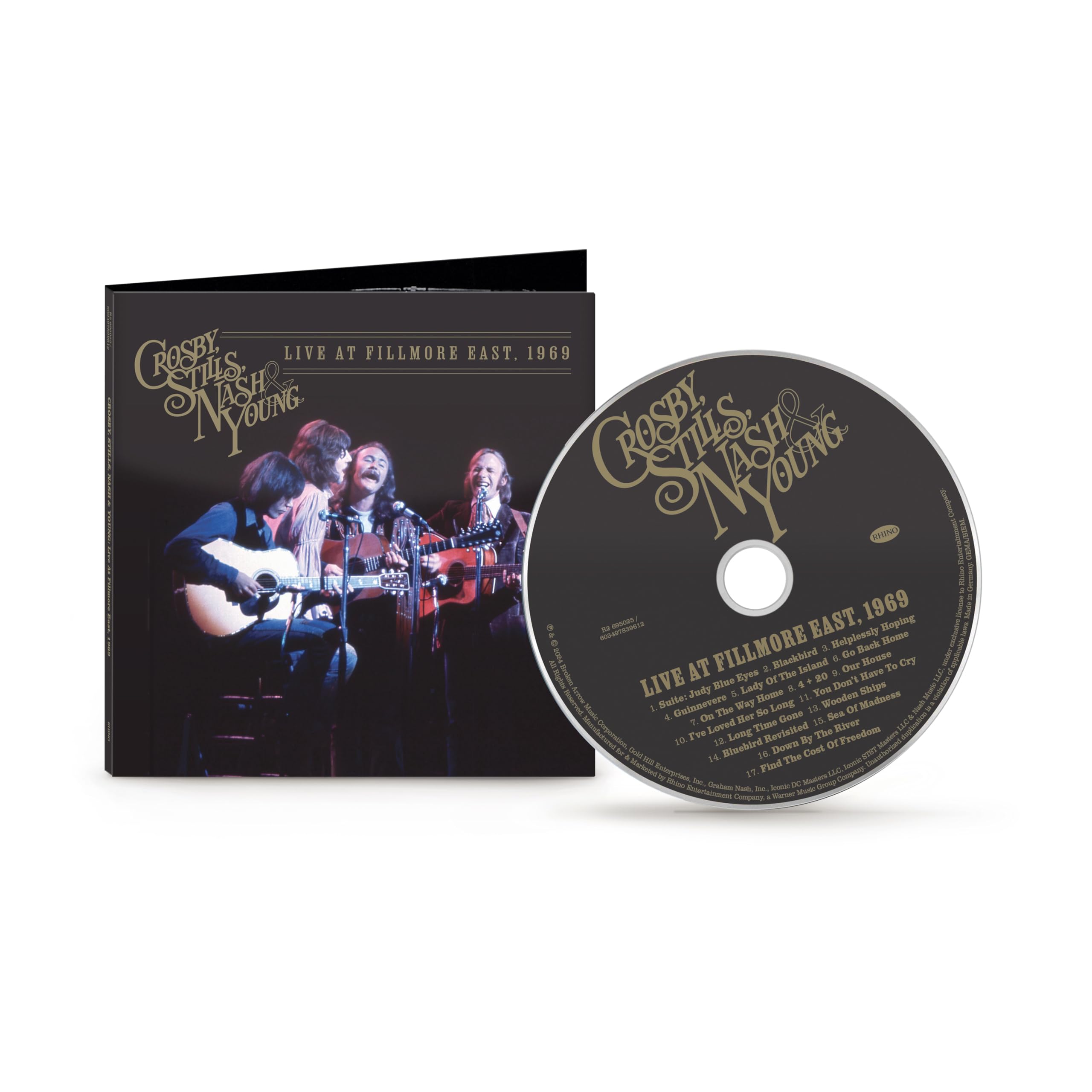Crosby, Stills, Nash & Young - Live at Fillmore East, 1969 [CD] - Catalog To Music