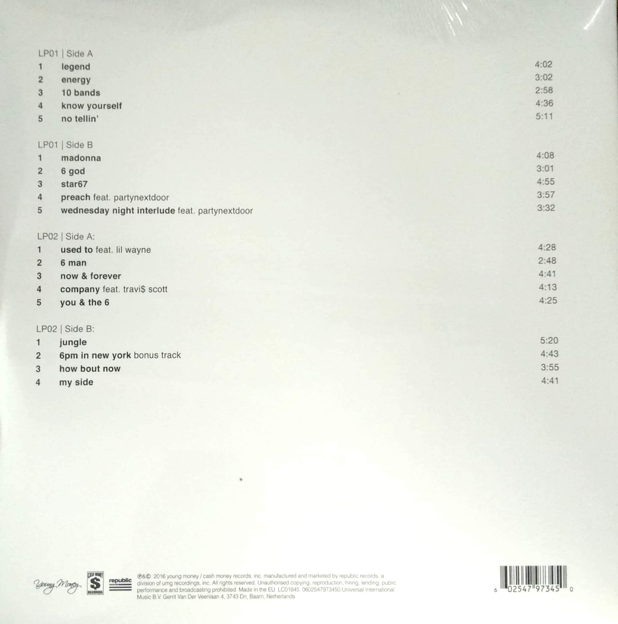 Drake - If You're Reading This It's Too Late [2LP] - Catalog To Music