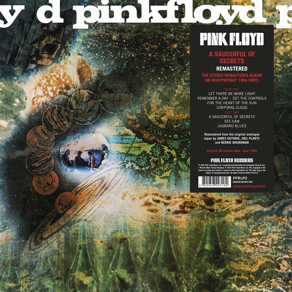 Pink Floyd - A Saucerful Of Secrets (2016 Remaster) [180g Black Vinyl LP] – album cover