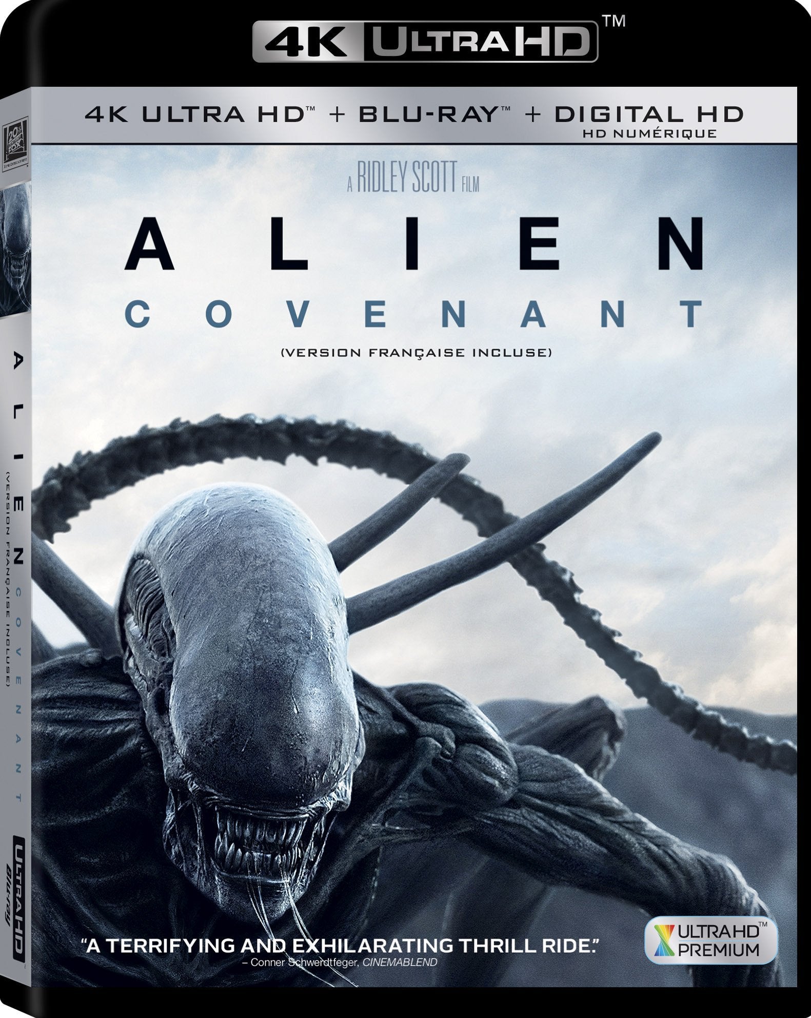 Alien: Covenant (Bilingual) [4K Blu-ray + Digital Copy] - Catalog To Music