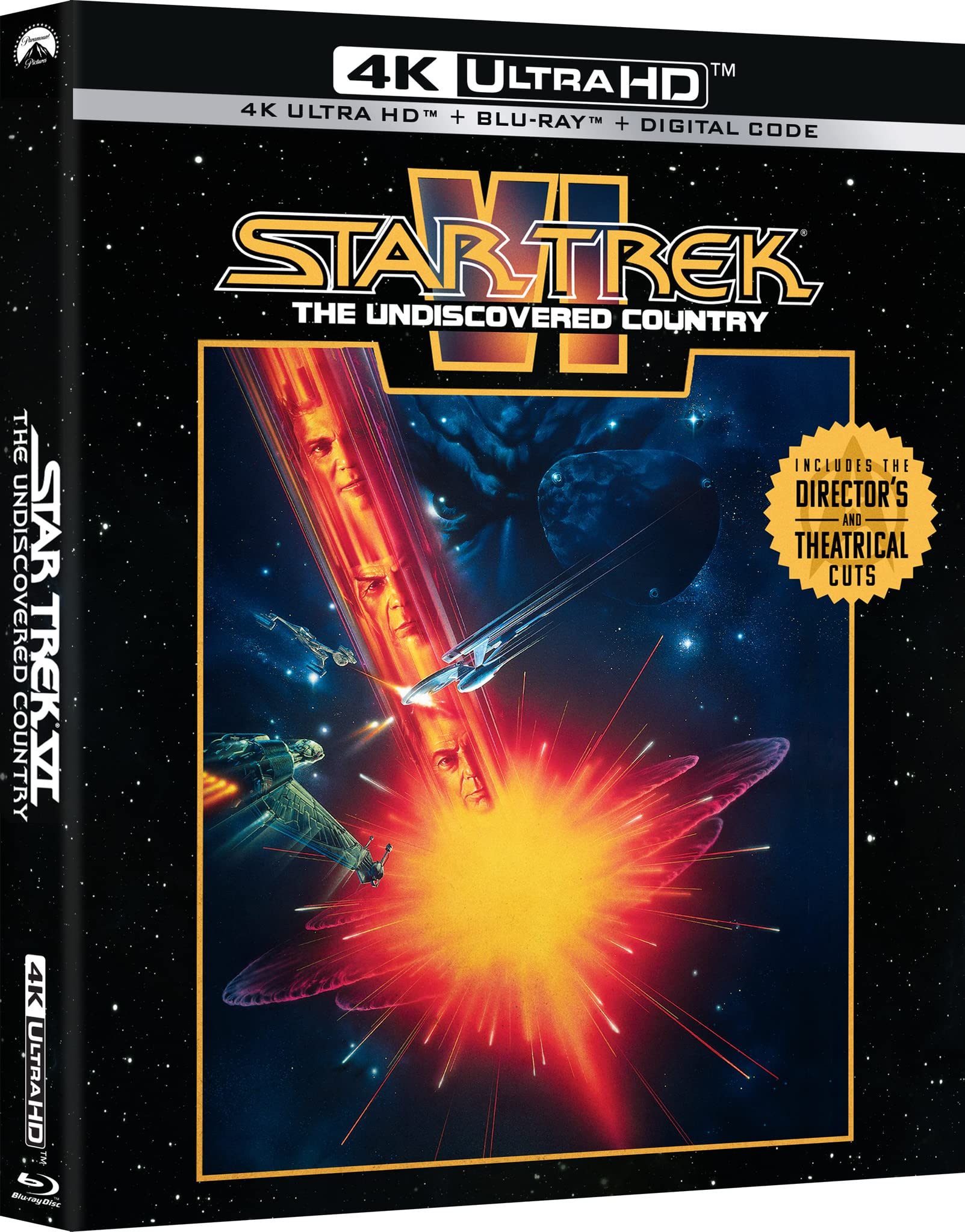 Star Trek VI: The Undiscovered Country [4K Ultra HD + Blu-ray + Digital] - Catalog To Music