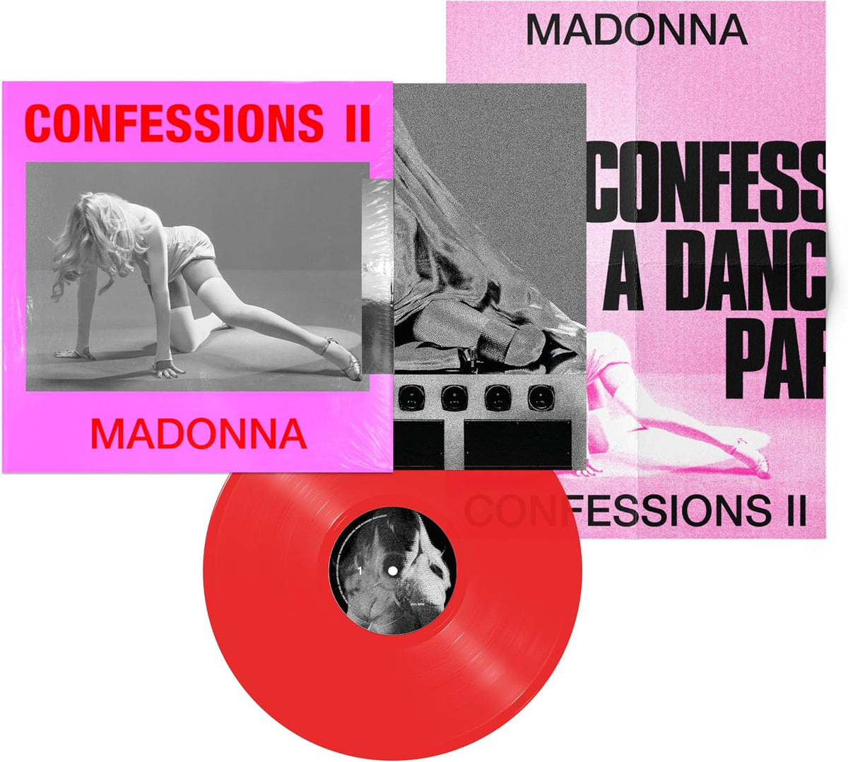 Madonna - Confessions II [12 Tracks Translucent Red Vinyl LP]