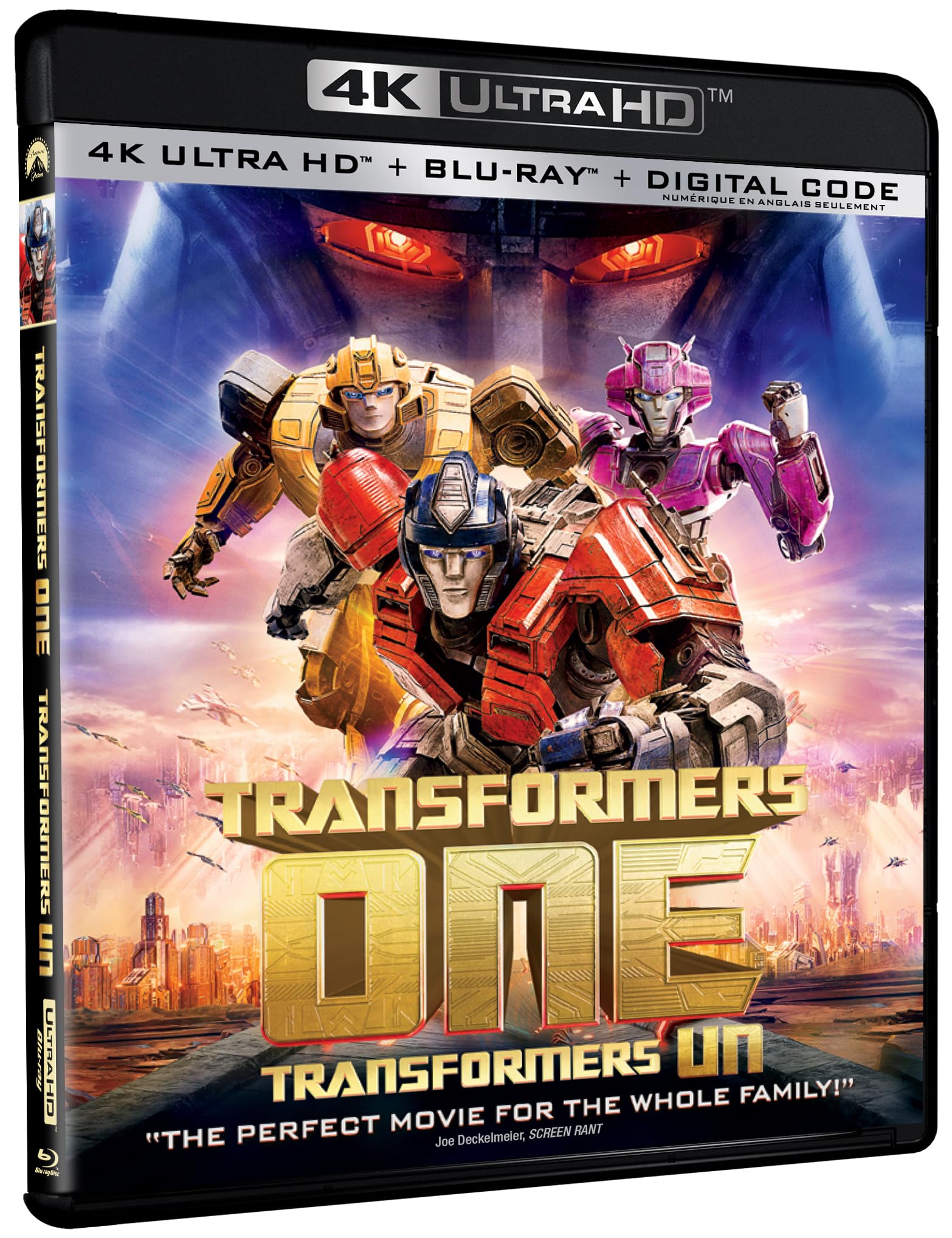 Transformers One [4K Ultra HD + Blu-ray + Digital] - Catalog To Music