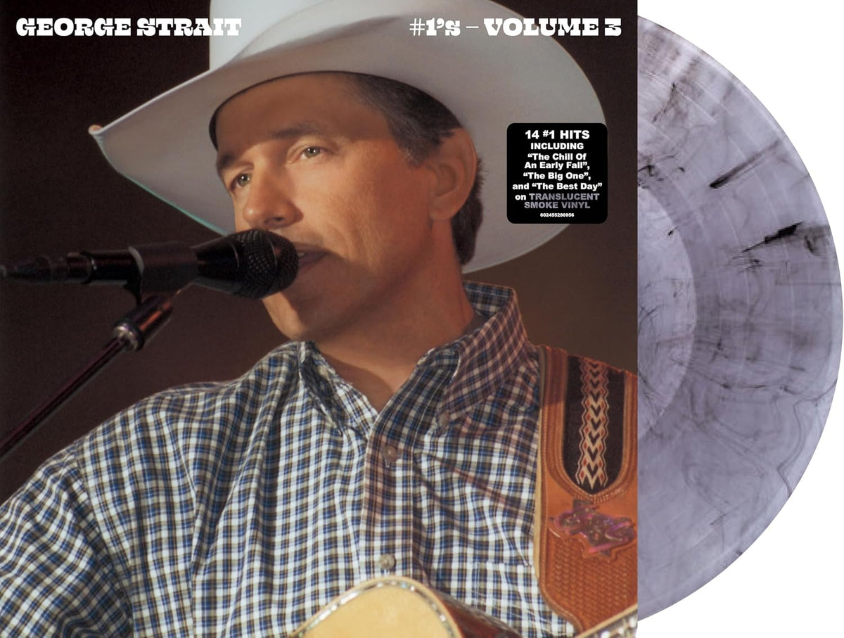 George Strait - #1's Volume 3 [Translucent Smoke Vinyl LP] – album cover