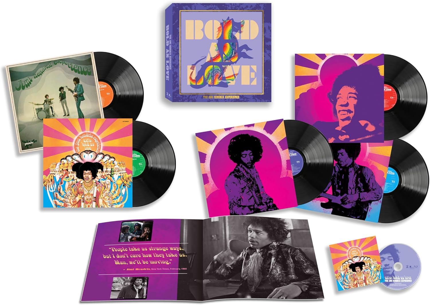The Jimi Hendrix Experience - Bold As Love: The Axis Sessions [5LP + Blu-ray]