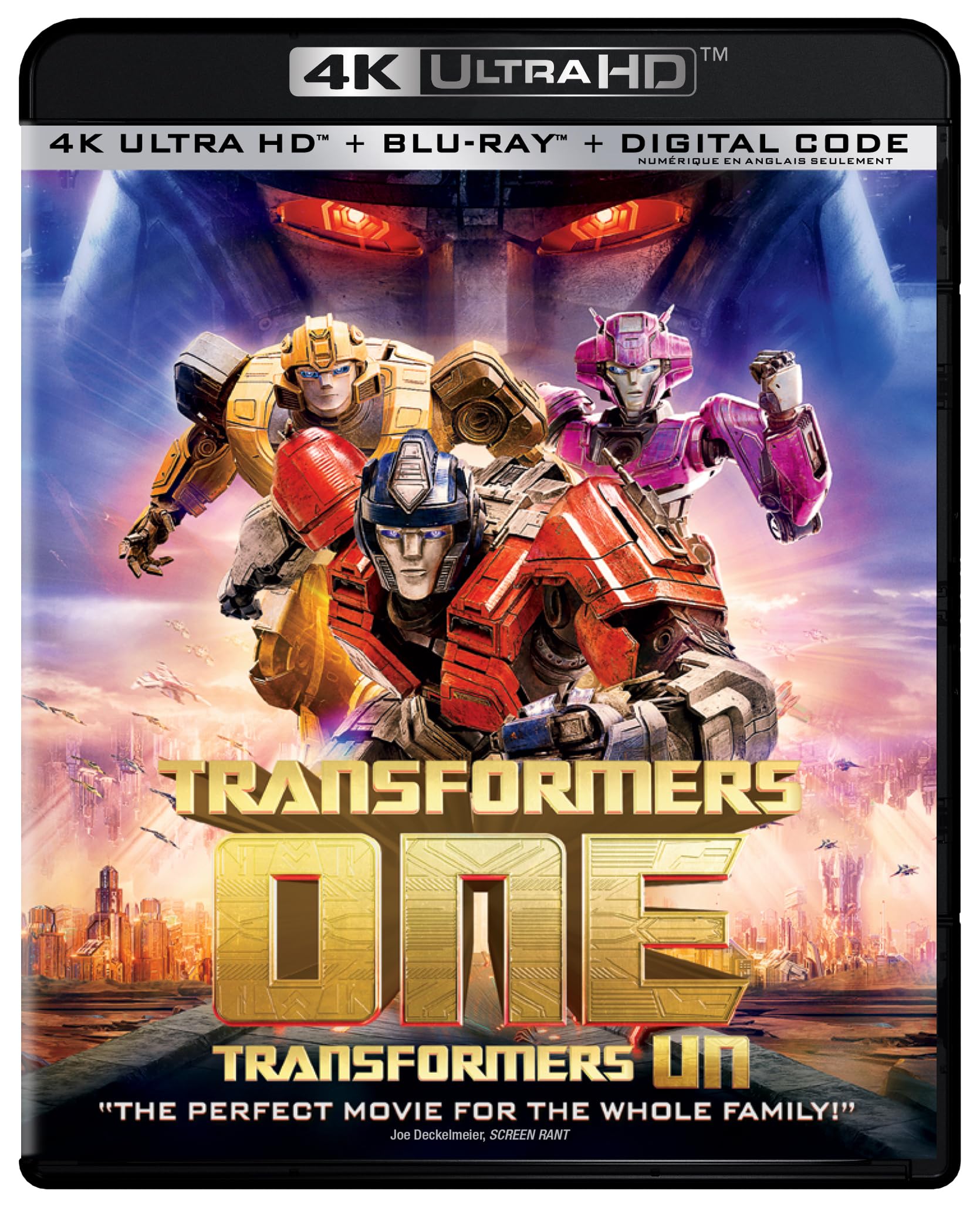 Transformers One [4K Ultra HD + Blu-ray + Digital] - Catalog To Music