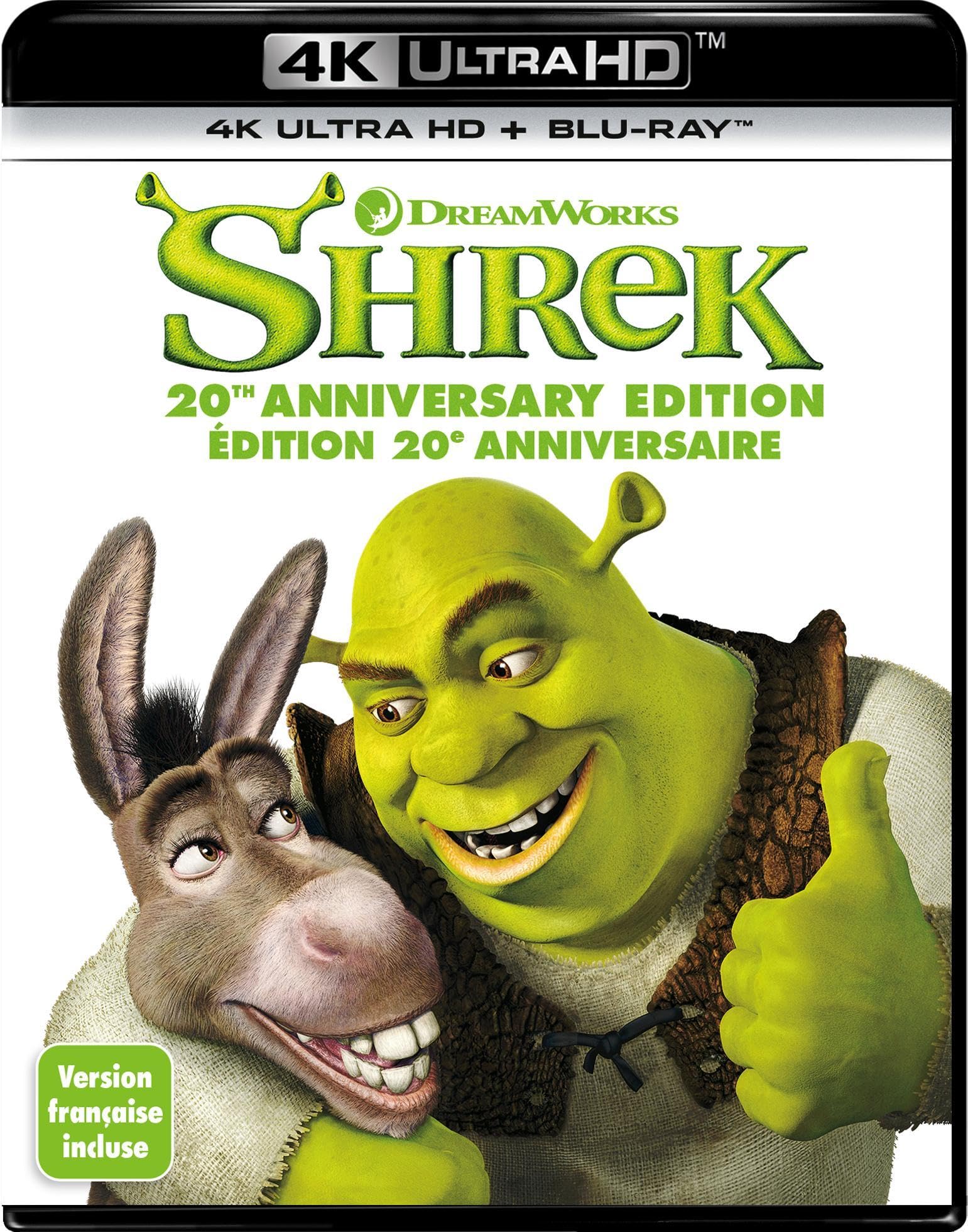 Shrek 20th Anniversary Edition [4K Ultra HD + Blu-ray + Bonus Disc + Digital] - Catalog To Music