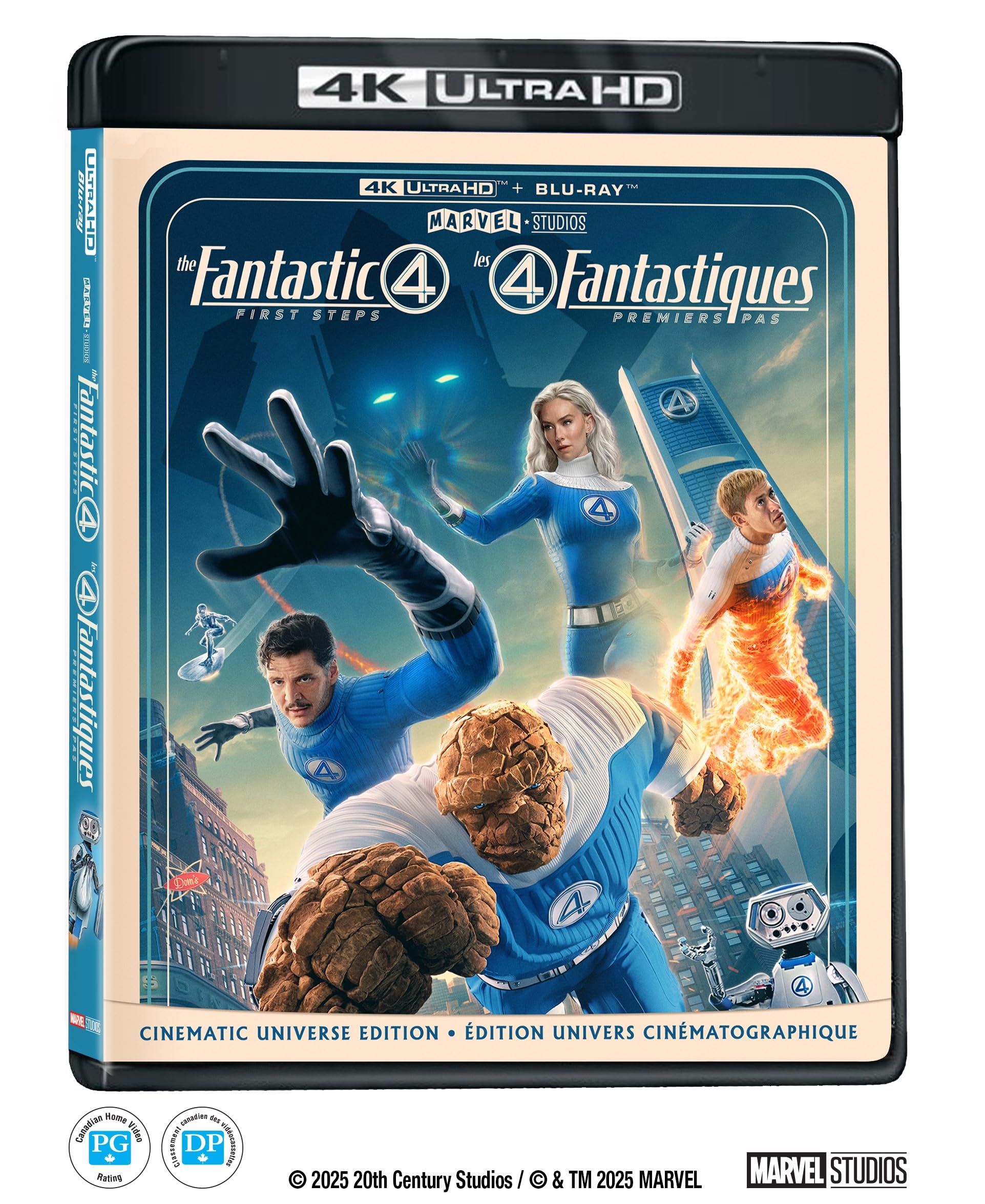 The Fantastic Four: First Steps (Bilingual) [4K Ultra HD + Blu-ray] - Catalog To Music