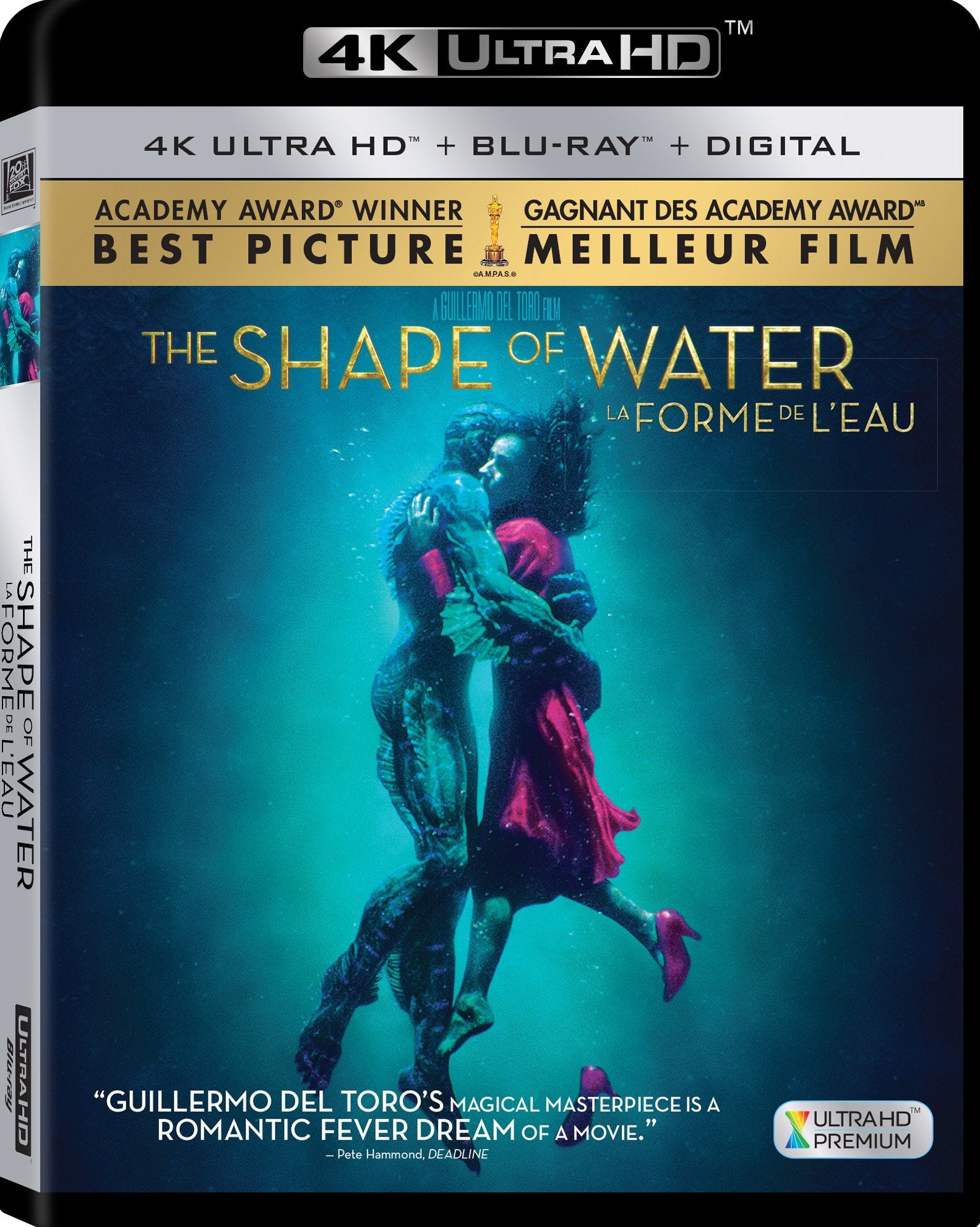 The Shape of Water (Bilingual) [4K Blu-ray + Digital Copy] - Catalog To Music