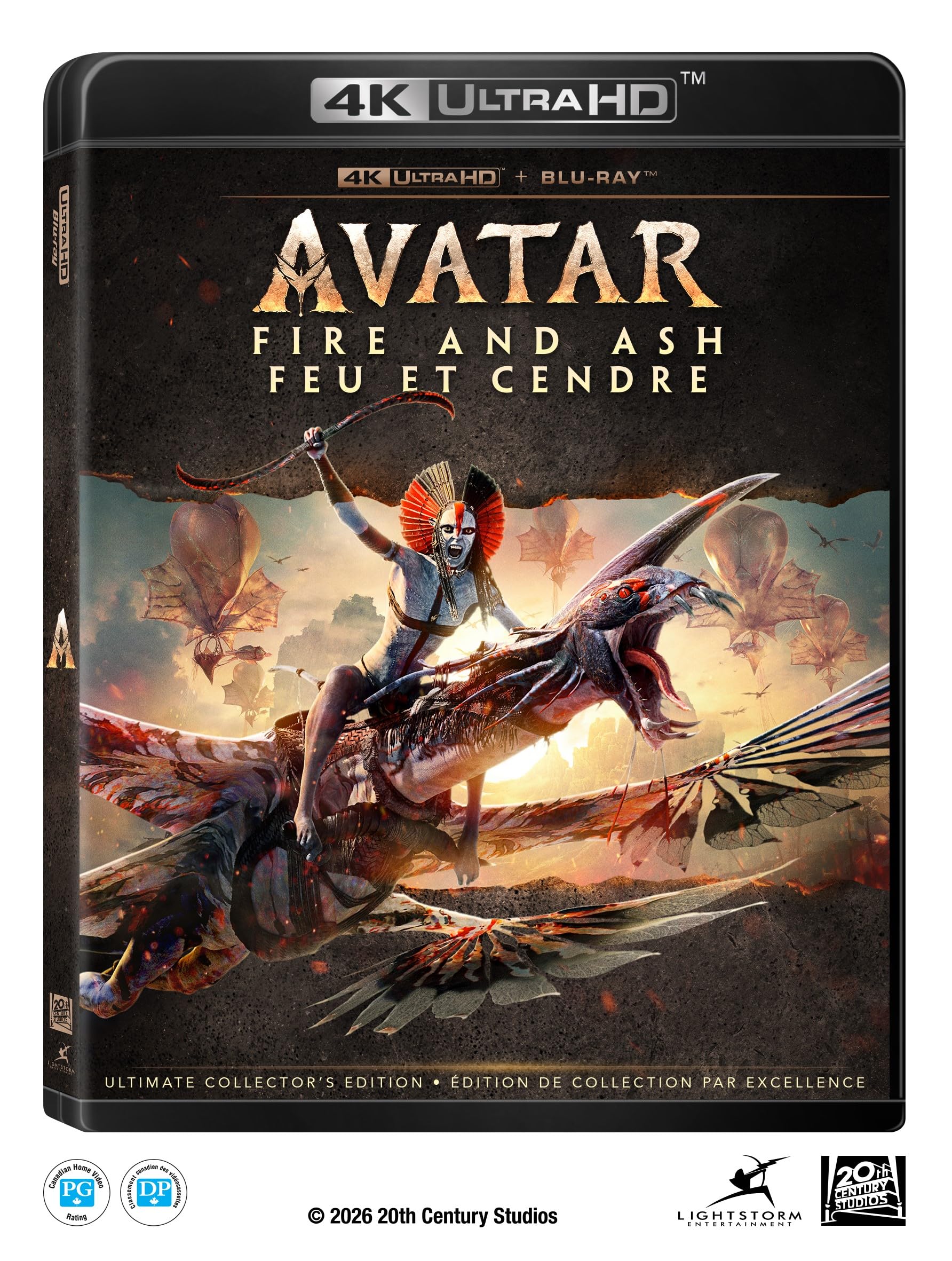 Avatar: Fire and Ash (3 Disc) (Bilingual) [4K Ultra HD + Blu-ray + Bonus Disc] - Catalog To Music