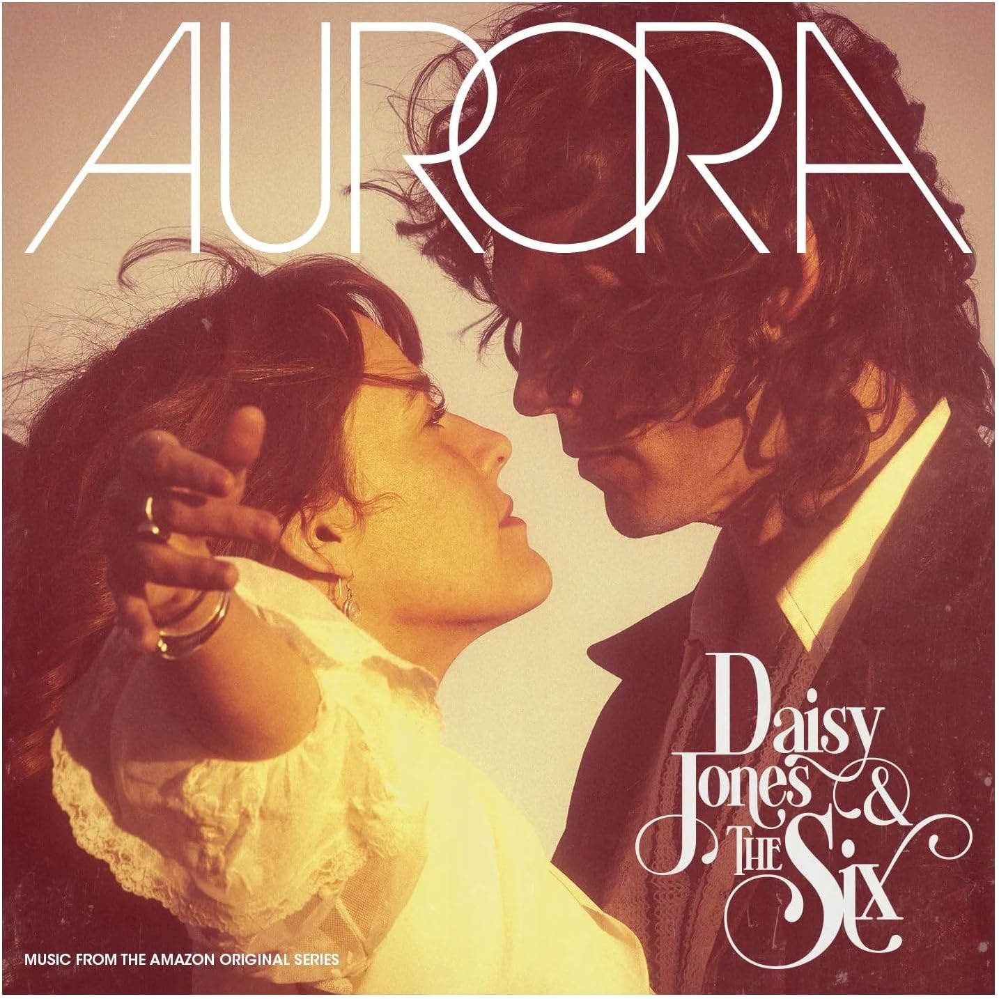 Daisy Jones & The Six Aurora Super Deluxe Milky Clear 2LP Vinyl Record Album Cover