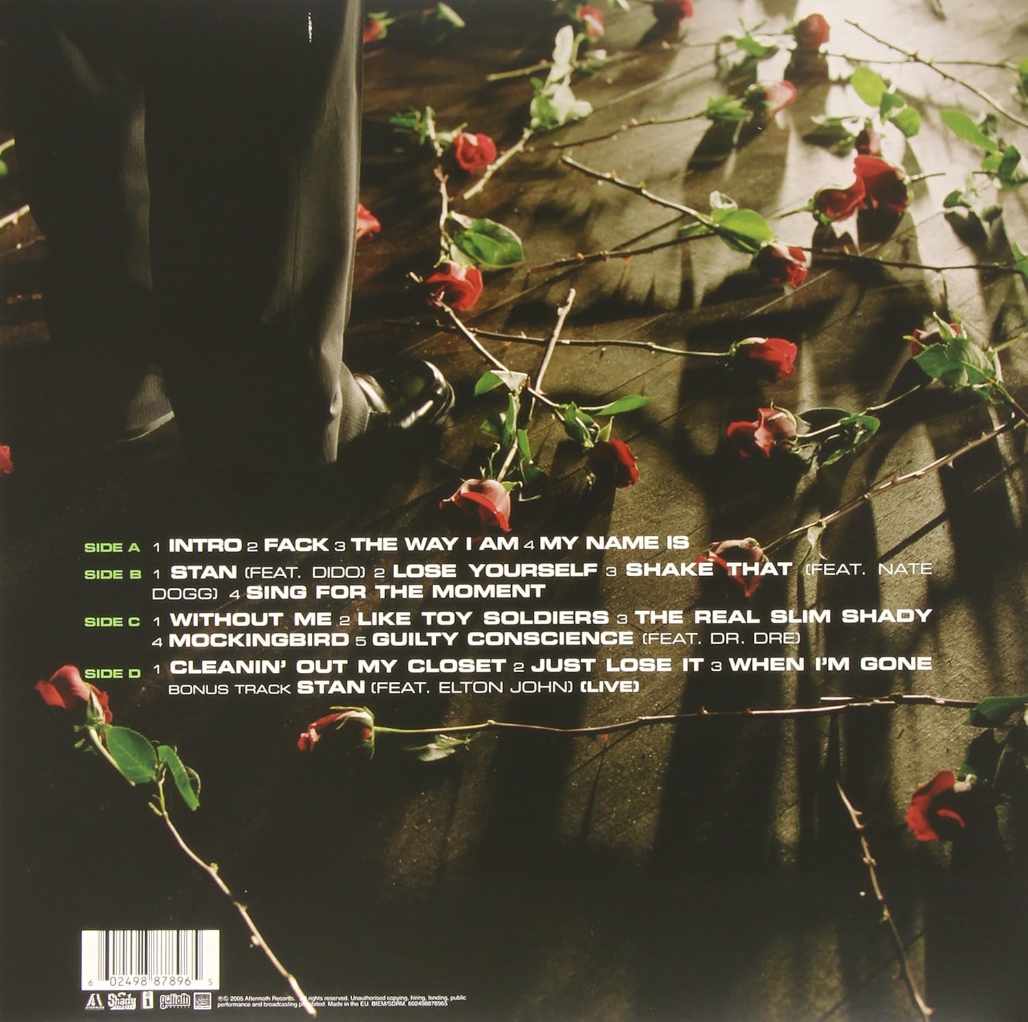 Eminem Curtain Call The Hits 2LP Vinyl Record Album Cover