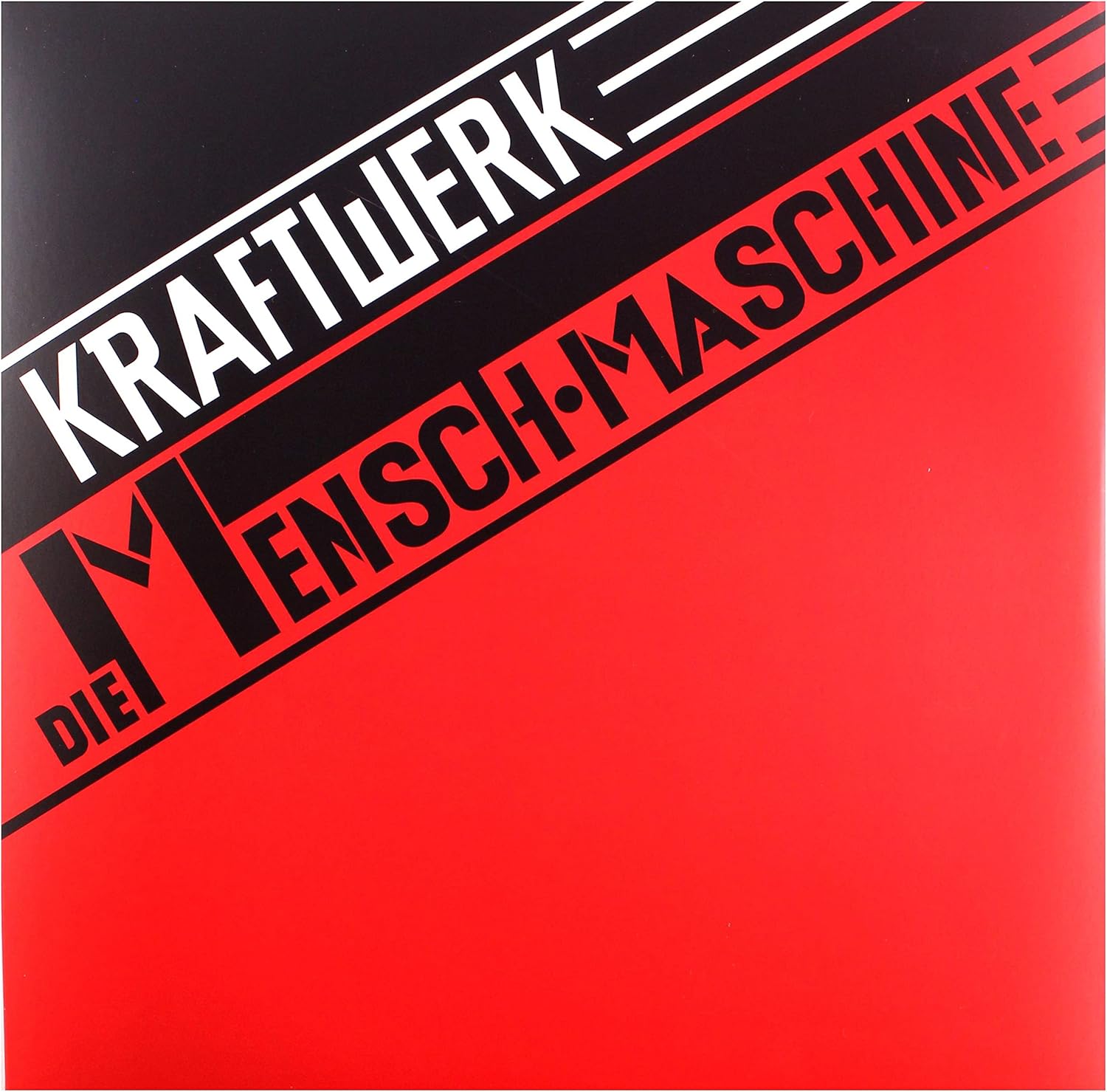 Kraftwerk The Man-Machine Limited Edition Translucent Red Vinyl Record LP