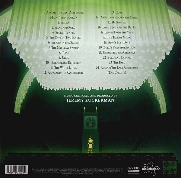 Jeremy Zuckerman - Avatar: The Last Airbender - Book 2: Earth [Green Vinyl 2LP]