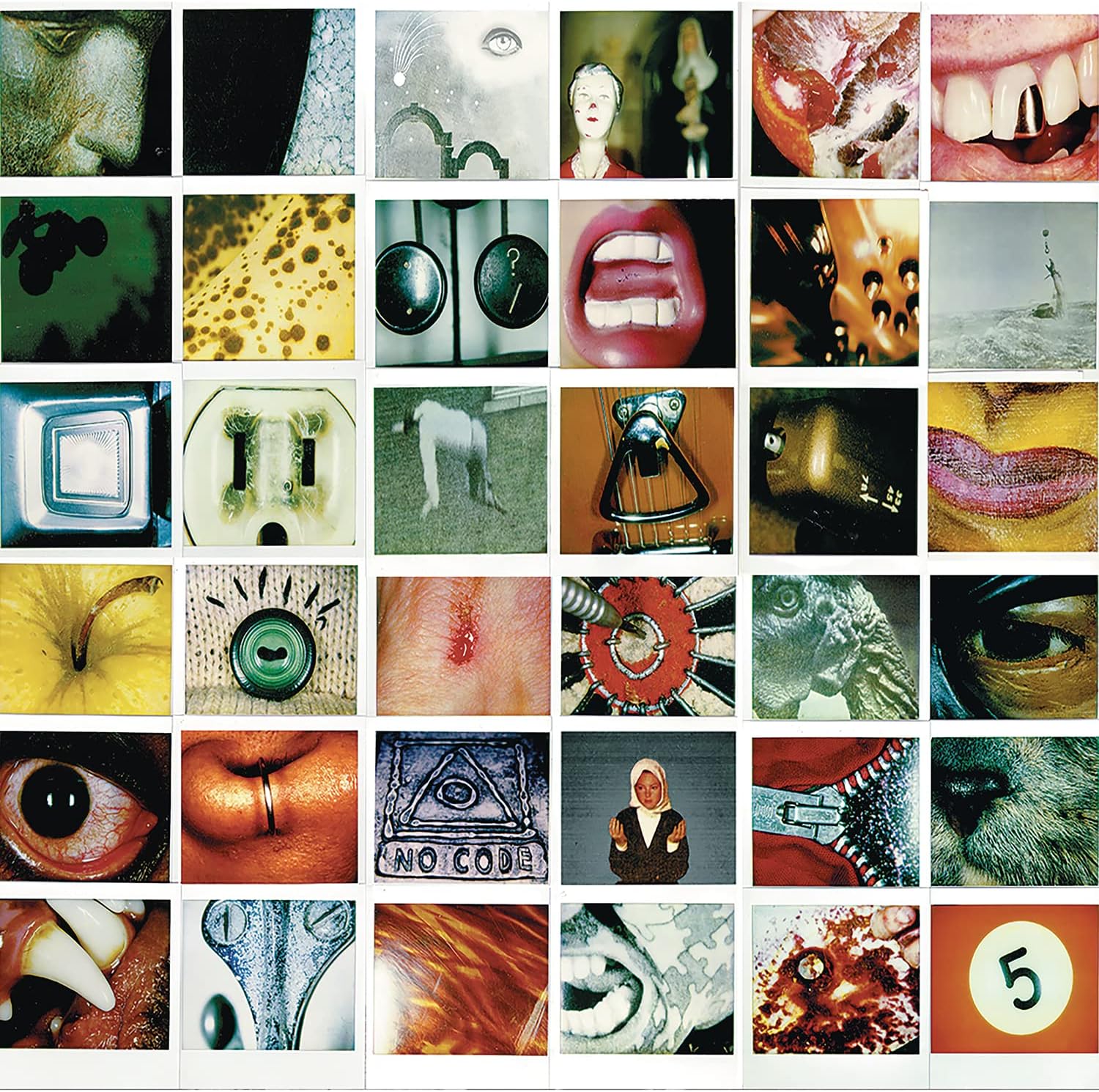 Pearl Jam No Code 25th Anniversary 2LP Vinyl Packaging with Polaroid Lyric Cards