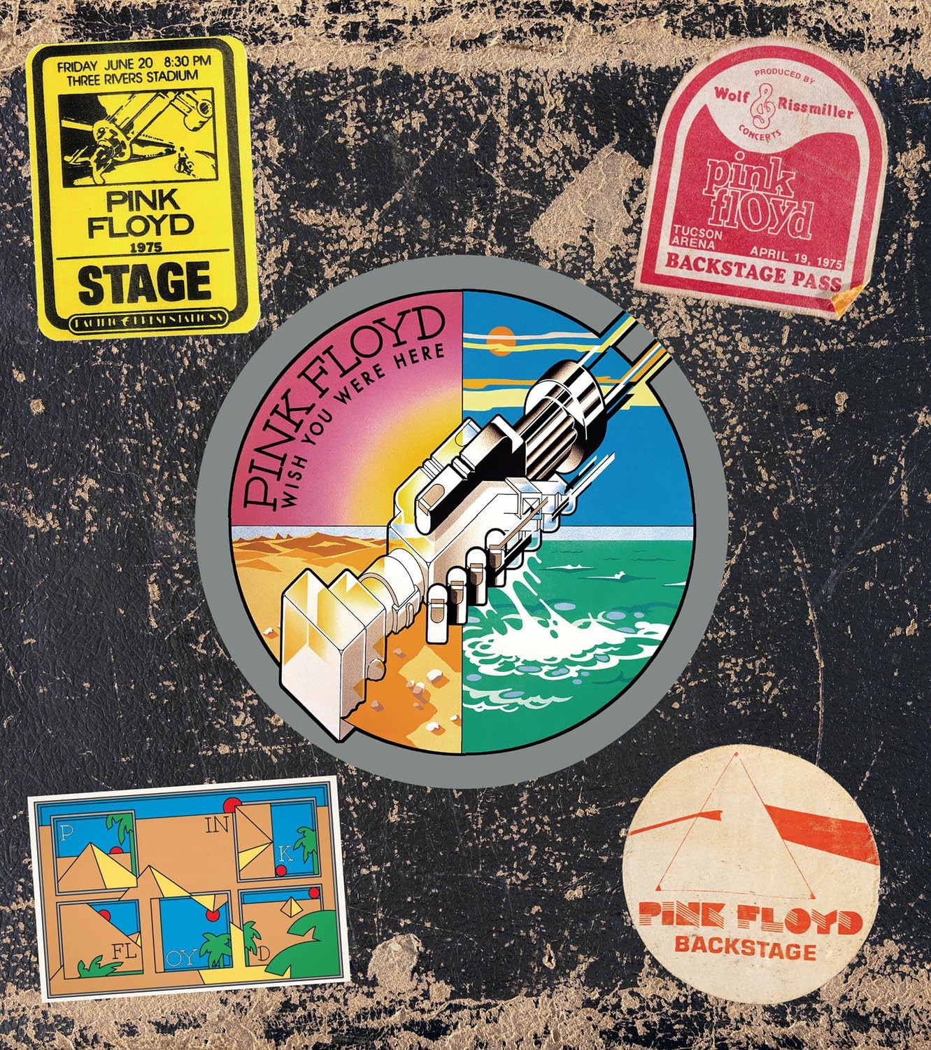 Pink Floyd Wish You Were Here 50th Anniversary Blu-ray Audio Disc Cover