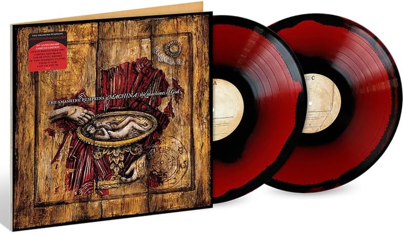 The Smashing Pumpkins Machina 25th Anniversary Corona Red & Black Marbled Vinyl Record