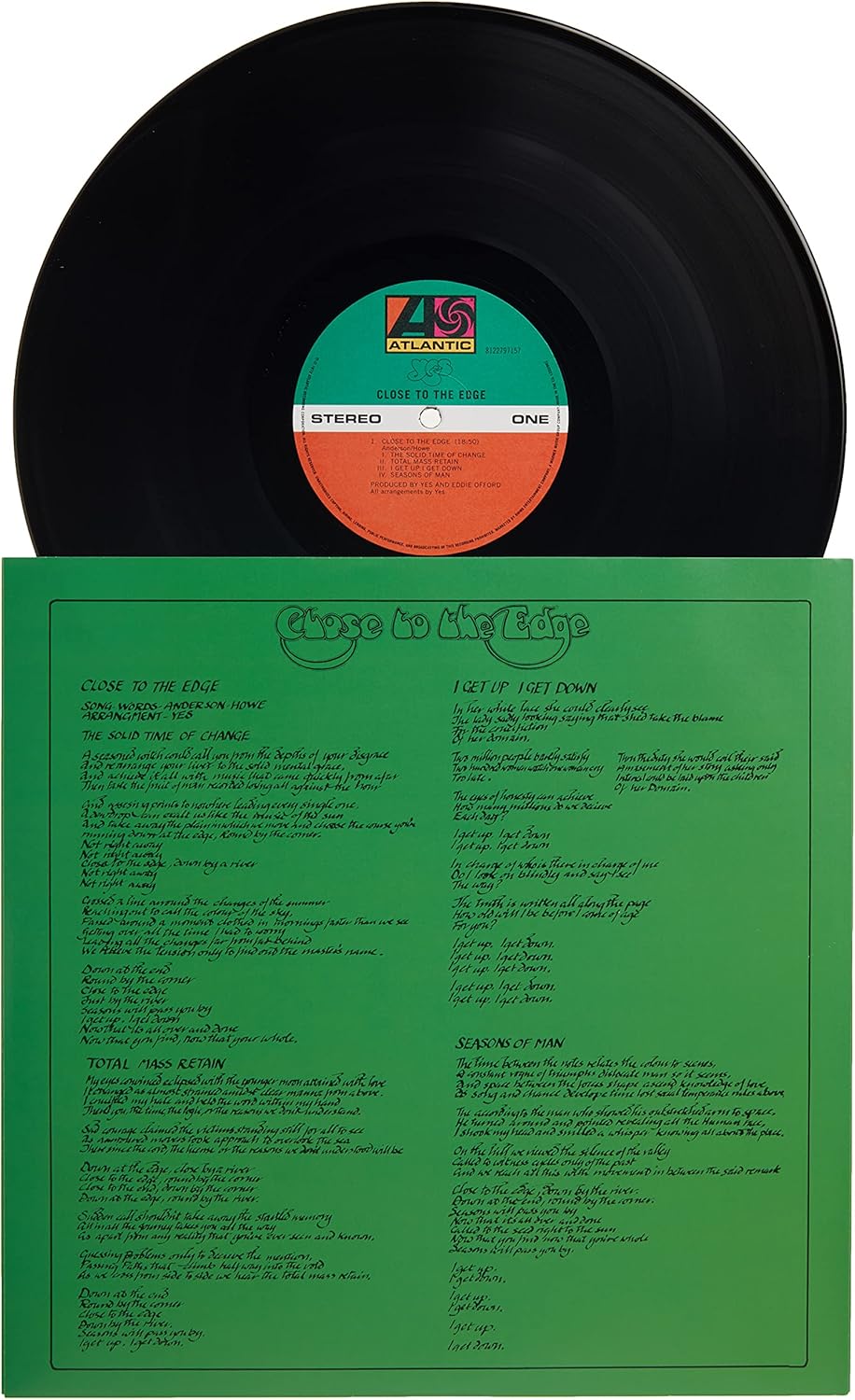 Yes Close to the Edge 180g Black Vinyl Record Album Cover with Textured Gatefold_2