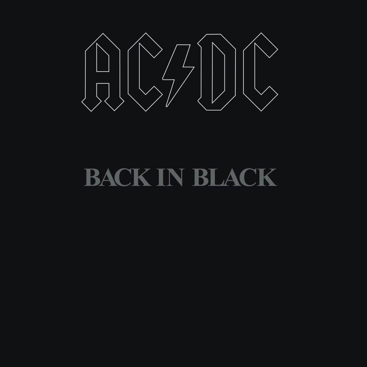AC/DC - Back In Black (2003 Remaster) [180g Vinyl LP] – album cover