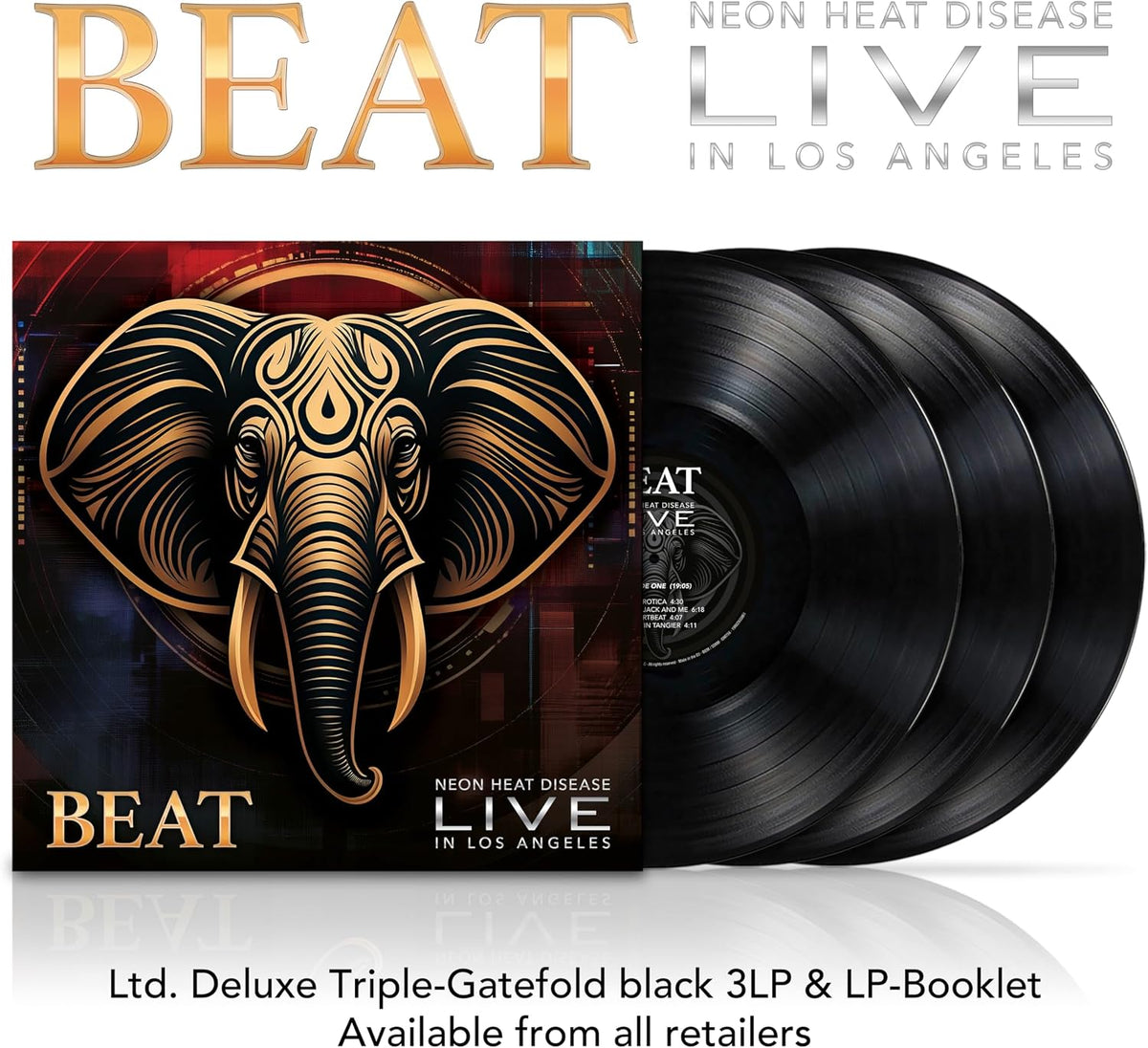 BEAT - Live (Limited Deluxe Edition) [Black Vinyl 3LP] – album cover