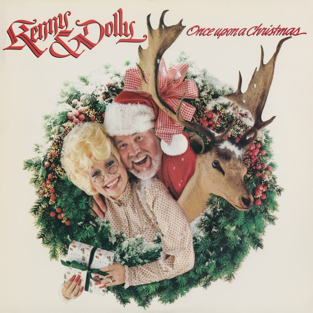 Dolly Parton & Kenny Rogers - Once Upon A Christmas [LP] – album cover