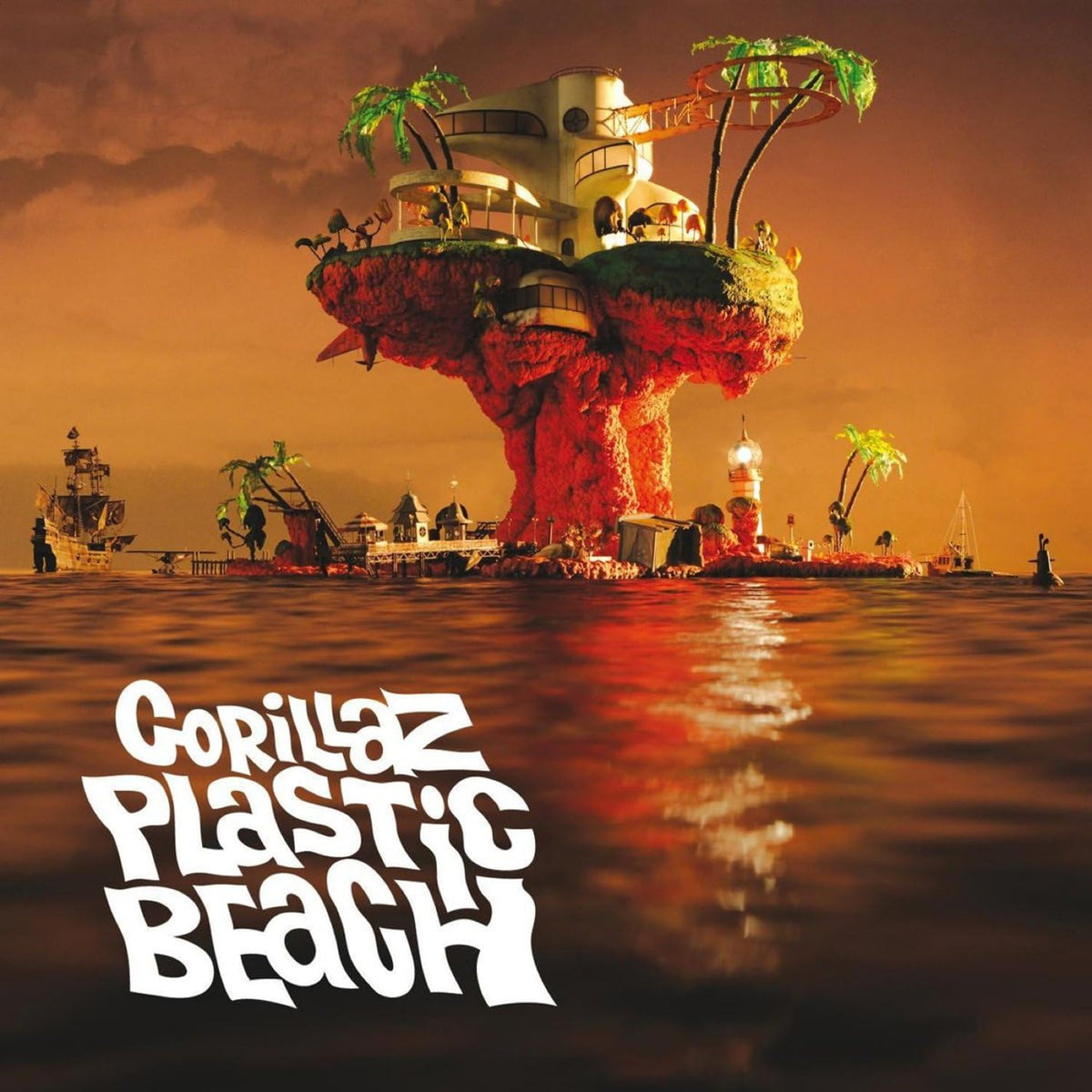 Gorillaz - Plastic Beach [CD] – album cover
