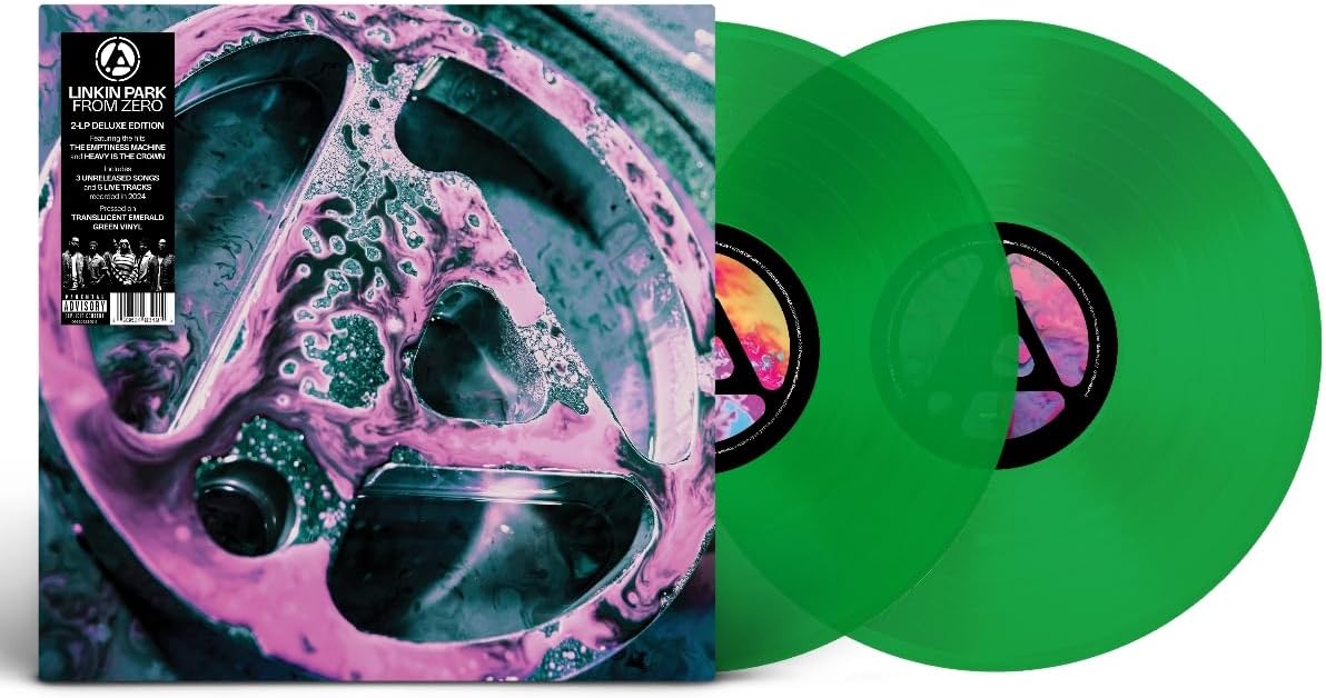 Linkin Park - From Zero (Deluxe Edition) [Translucent Emerald Green Vinyl 2LP] – album cover