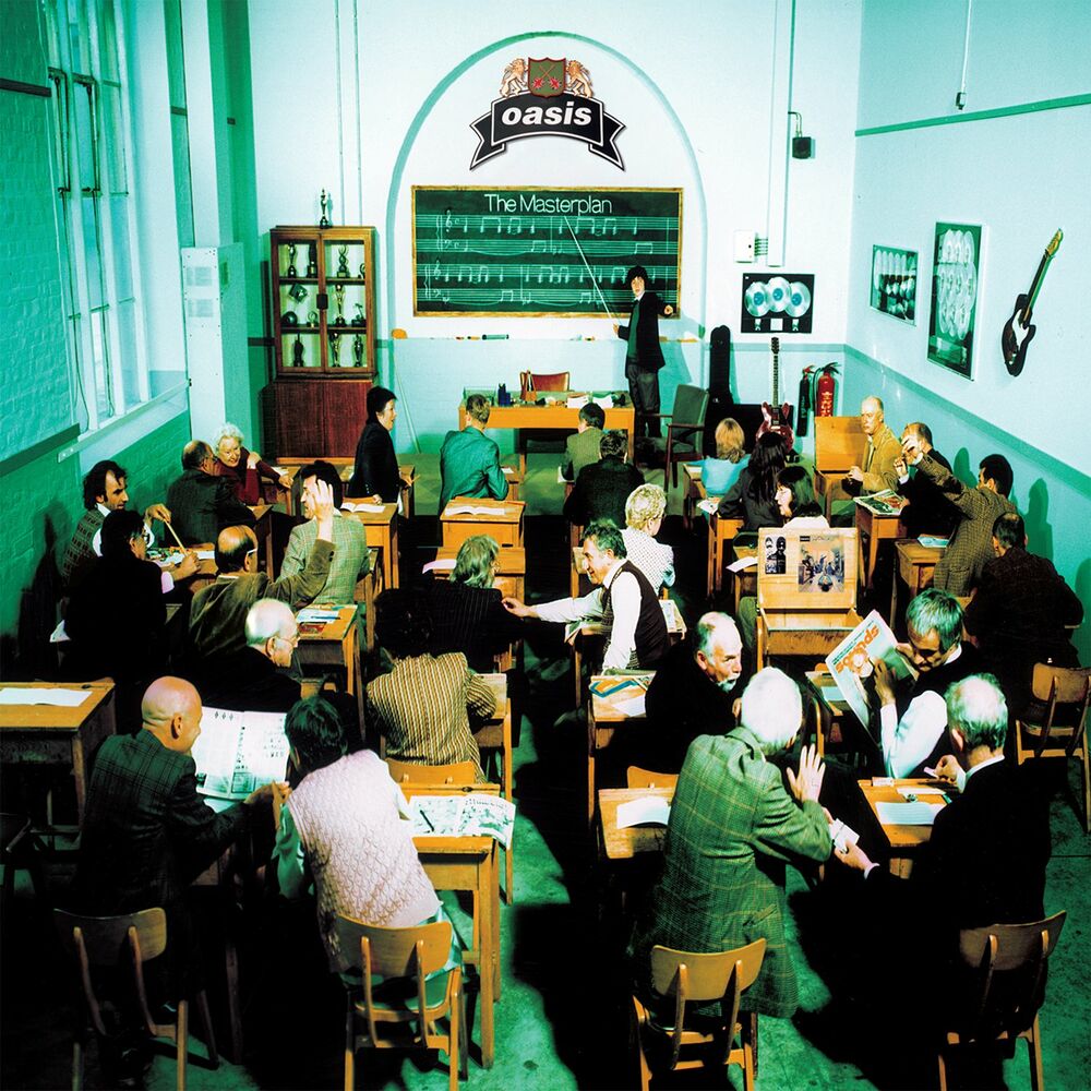 Oasis - The Masterplan (25th Anniversary Remastered) [Black Vinyl 2LP] – album cover