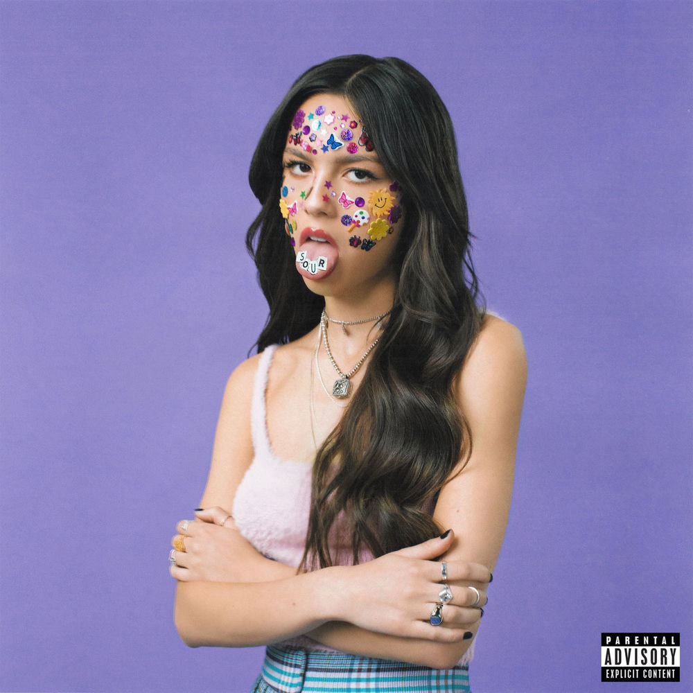 Olivia Rodrigo - SOUR [Black Vinyl LP] – album cover
